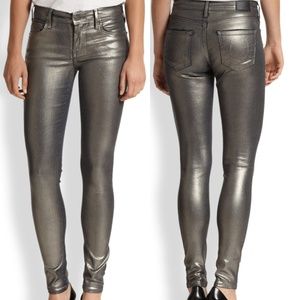 True Religion Metallic Skinny Jeans
